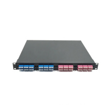 Wanbao Supply odf patch panel 1U rack mount 96F four MPO/MTP cassette box fiber patch panel